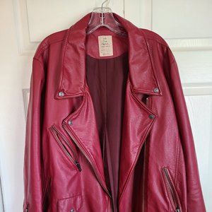 Free People VEGAN Leather Jealousy Moto Jacket!